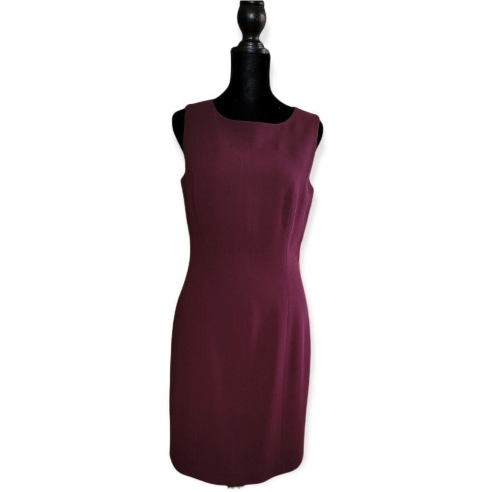 PREVIEW Collection Dark Plum Sleeveless Midi Dress